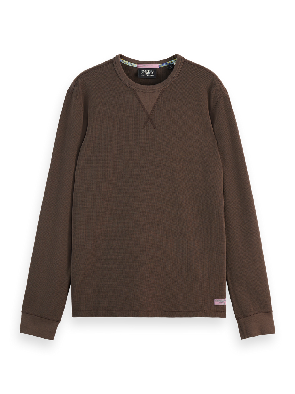 WAFFLE T-SHIRT LS
