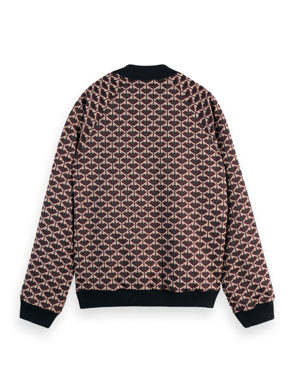 REVERSIBLE JACQUARD BOMBER JACKET