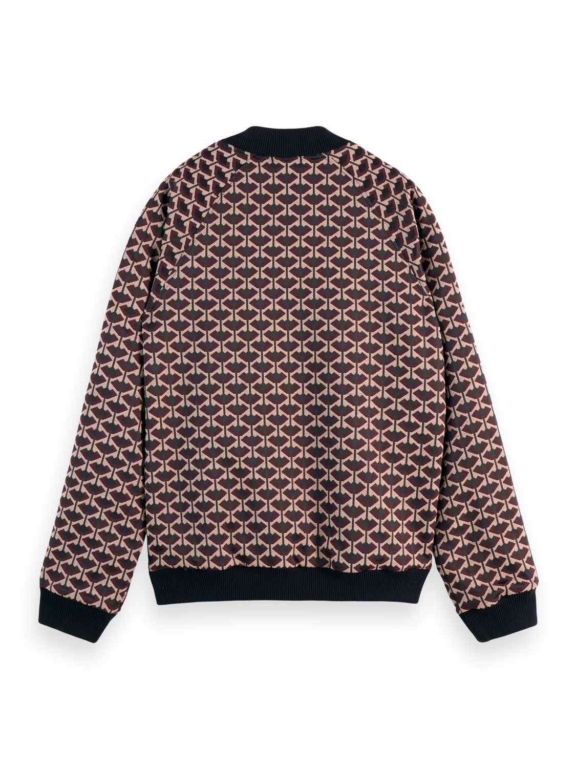 REVERSIBLE JACQUARD BOMBER JACKET