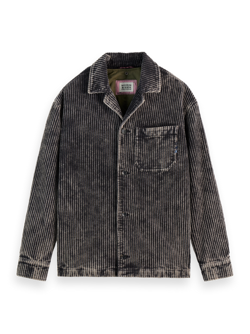 WASHED CORDUROY JACKET WITH DETACHABLE INNER GILET