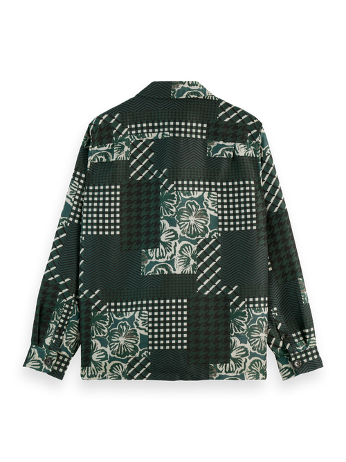 PATCHWORK JACQUARD OVERSHIRT