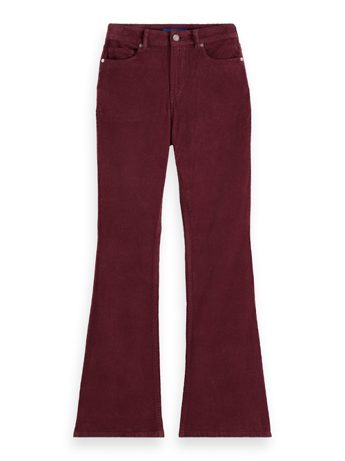 THE CHARM CLASSIC FLARED JEANS IN COLOURED STRETCH CORDUROY