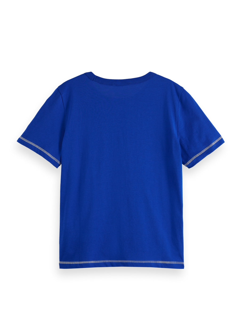 REGULAR FIT T-SHIRT WITH FLATLOCK DETAIL
