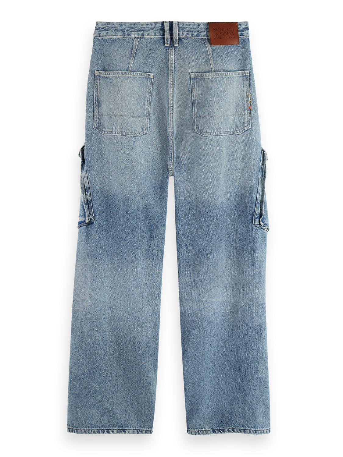 THE DAZE WIDE LEG CARGO JEANS - ROLLING ROAD