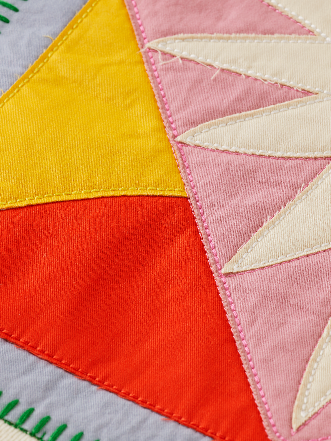PATCHWORK APPLIQUE ARTWORK HOODIE