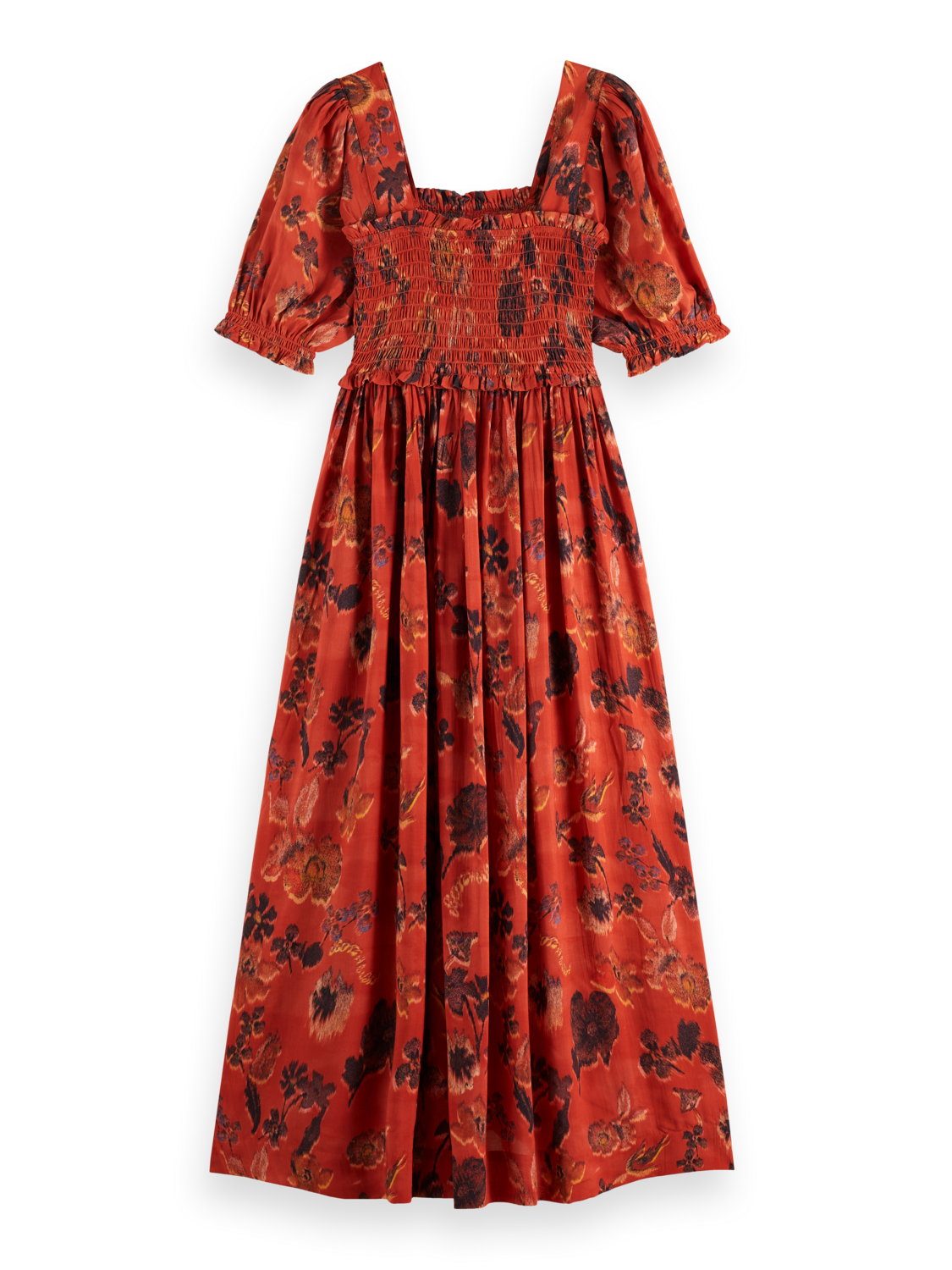 MAXI DRESS WITH SMOCK