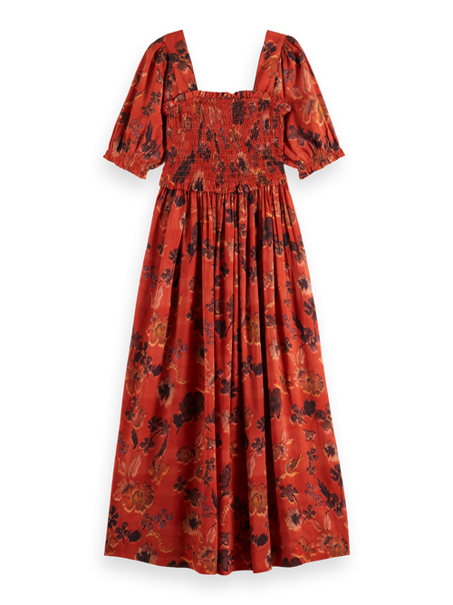 MAXI DRESS WITH SMOCK