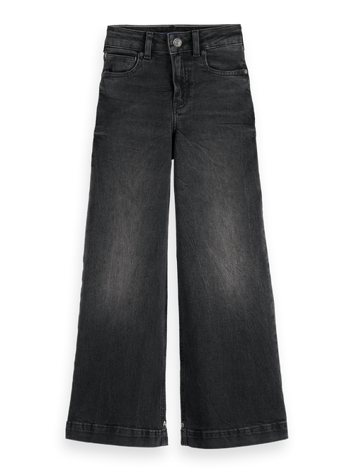 THE WAVE WIDE LEG JEANS - BLACK NIGHT