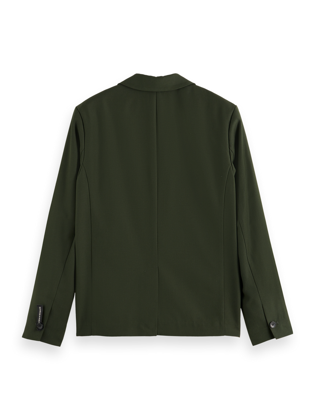 UNCONSTRUCTED RELAXED WOOL-BLEND BLAZER