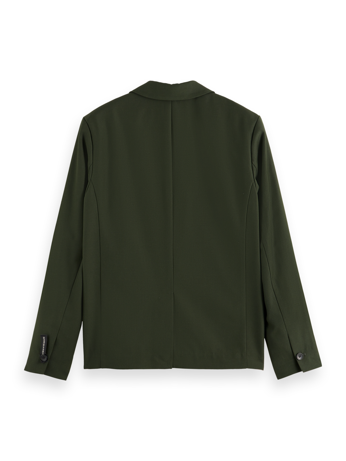 UNCONSTRUCTED RELAXED WOOL-BLEND BLAZER