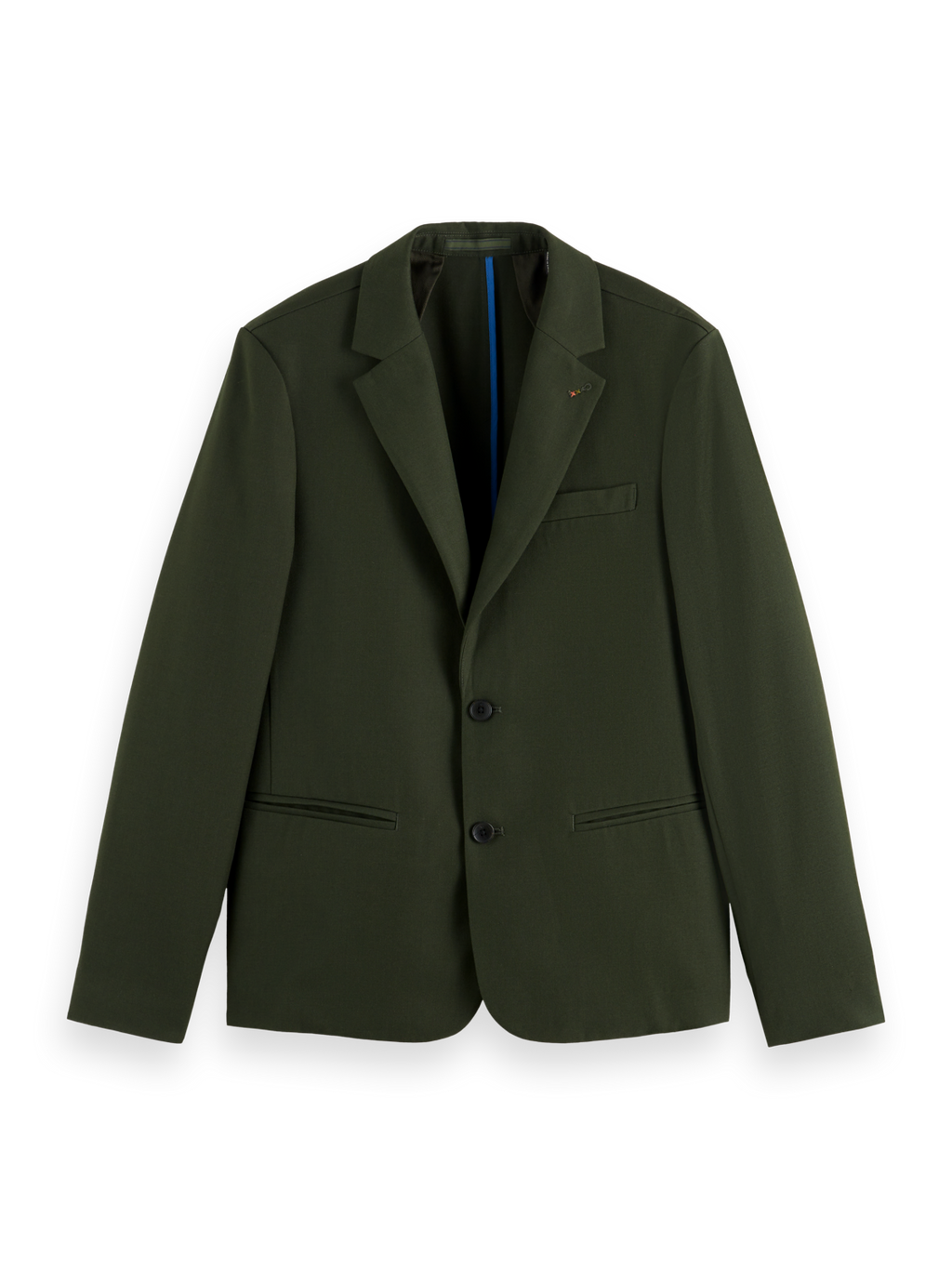 UNCONSTRUCTED RELAXED WOOL-BLEND BLAZER