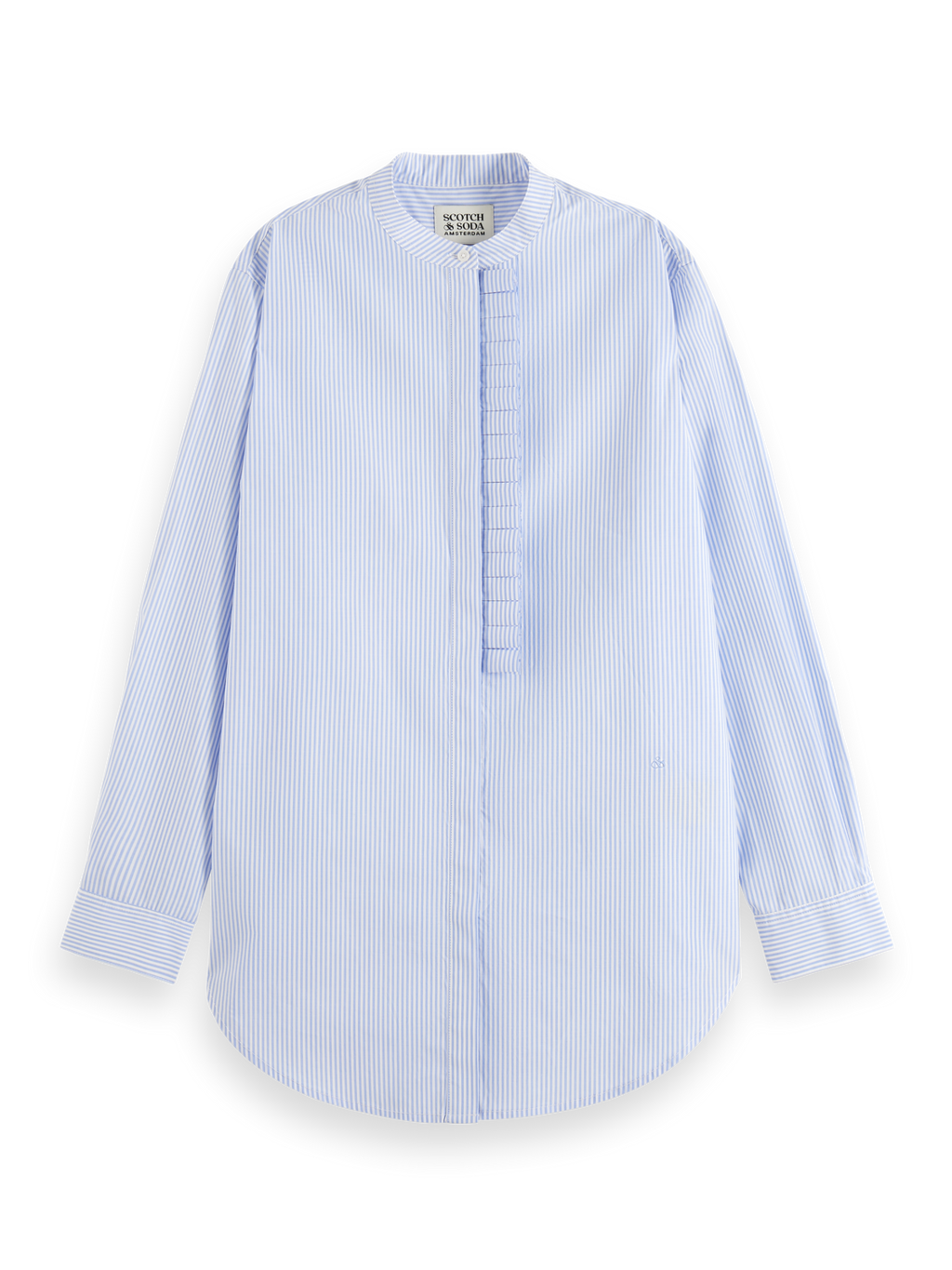 PLACKET RUFFLE SHIRT