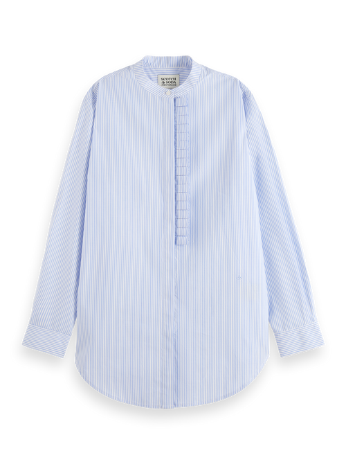 PLACKET RUFFLE SHIRT