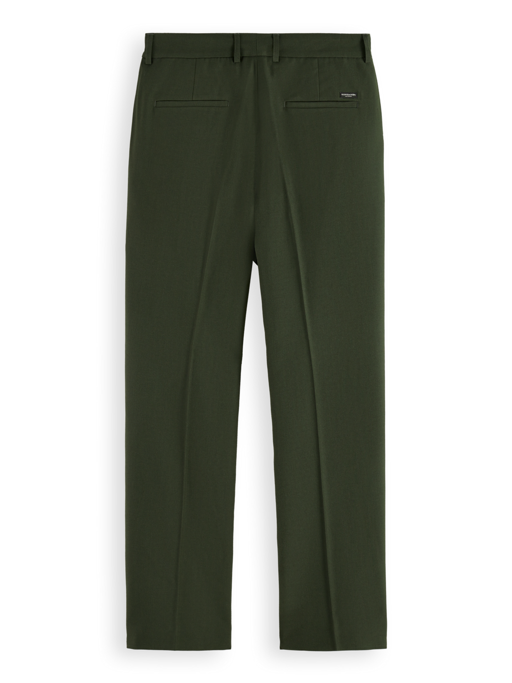 RELAXED STRAIGHT FIT WOOL-BLEND CHINO