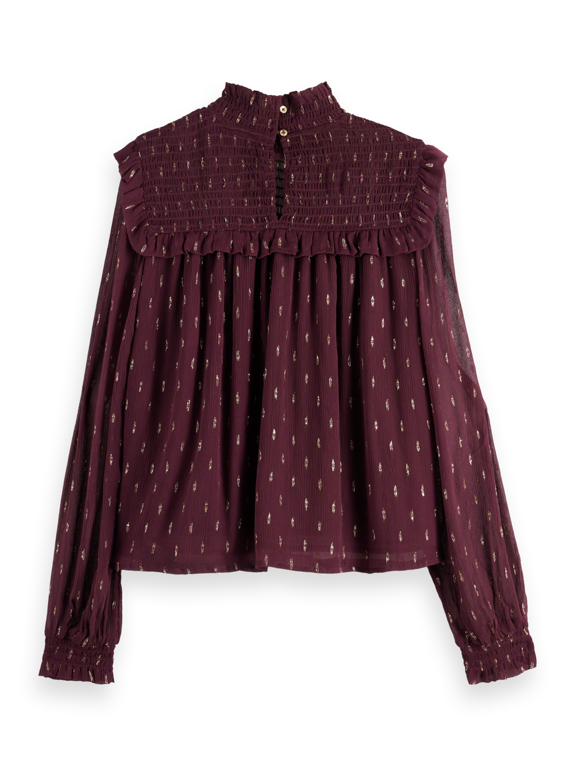 LUREX SMOCK TOP