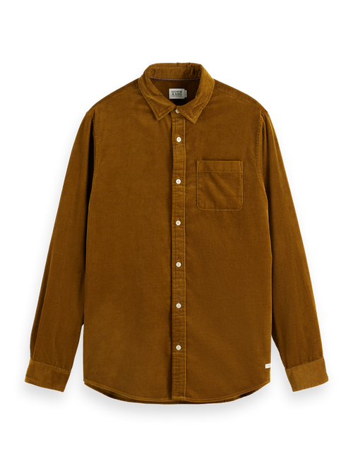 SOLID CORDUROY SHIRT