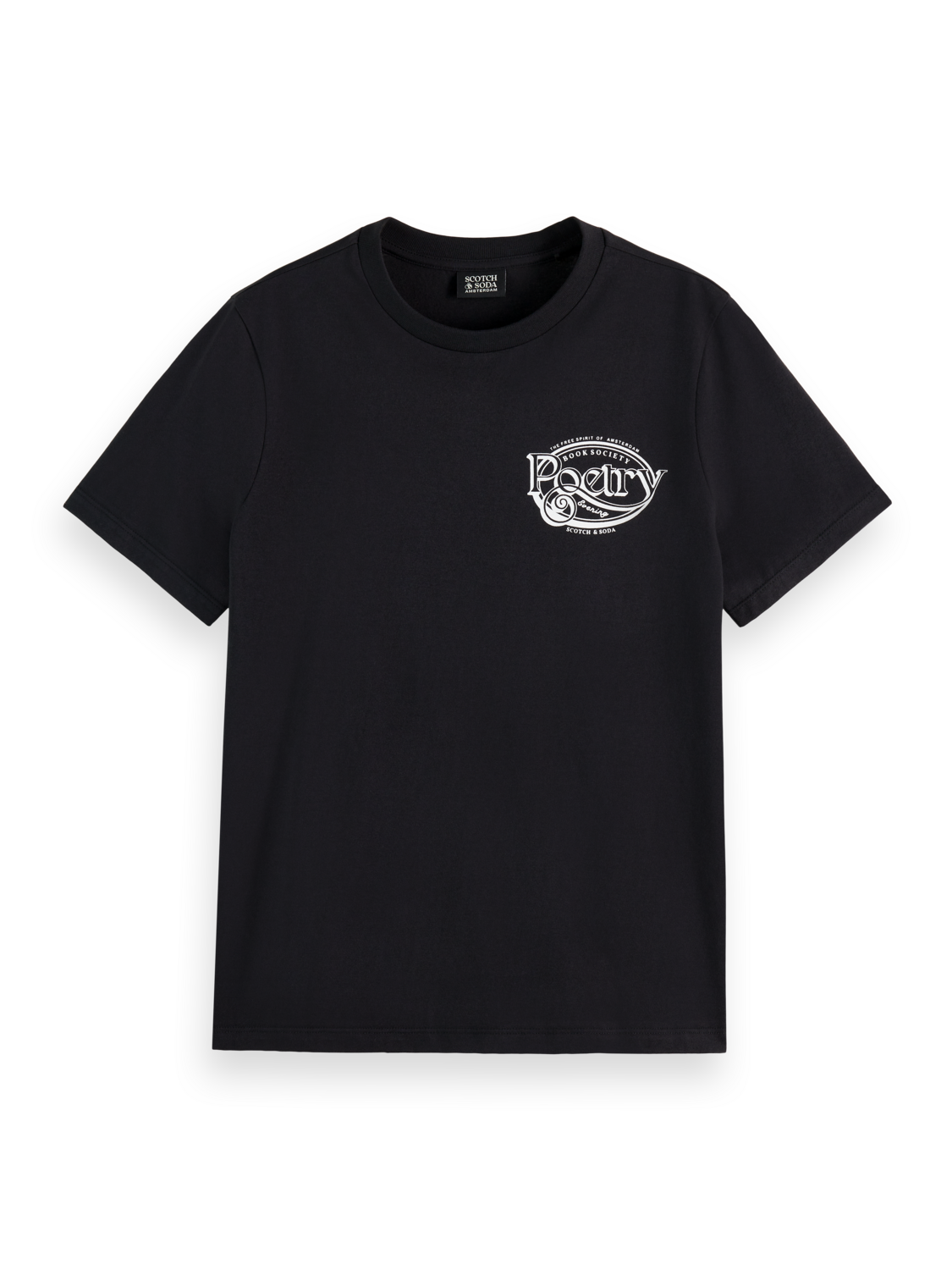 REGULAR FIT T-SHIRT WITH SMALL CHEST ARTWORK
