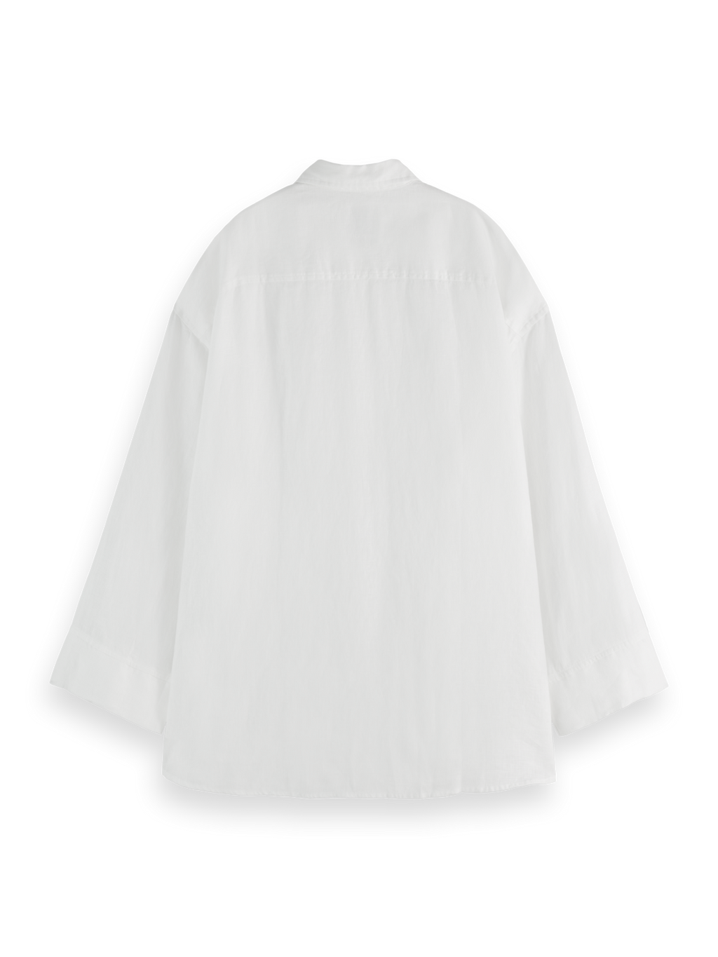 ESSENTIALS LINEN SHIRT - WHITE