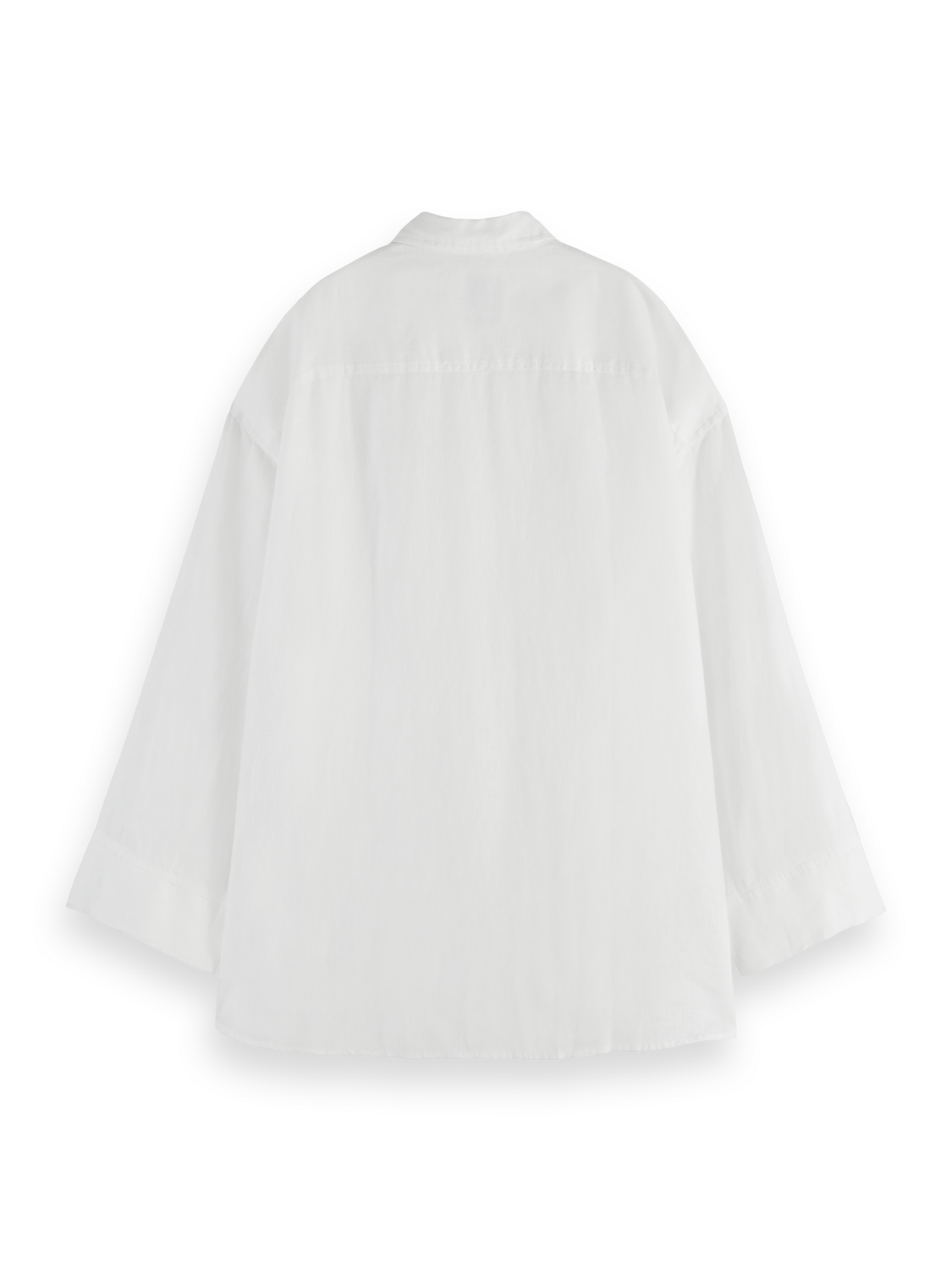 ESSENTIALS LINEN SHIRT - WHITE