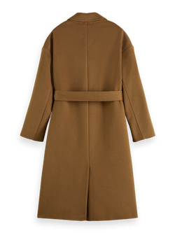 DOUBLE FACE WOOL BLEND COAT