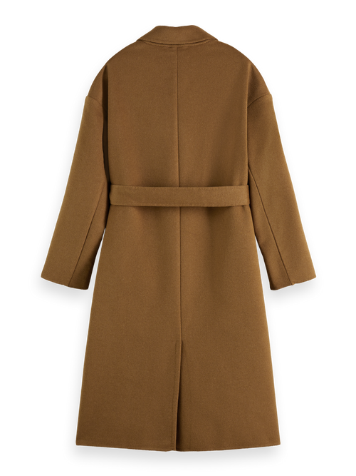 DOUBLE FACE WOOL BLEND COAT