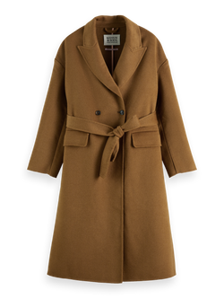 DOUBLE FACE WOOL BLEND COAT