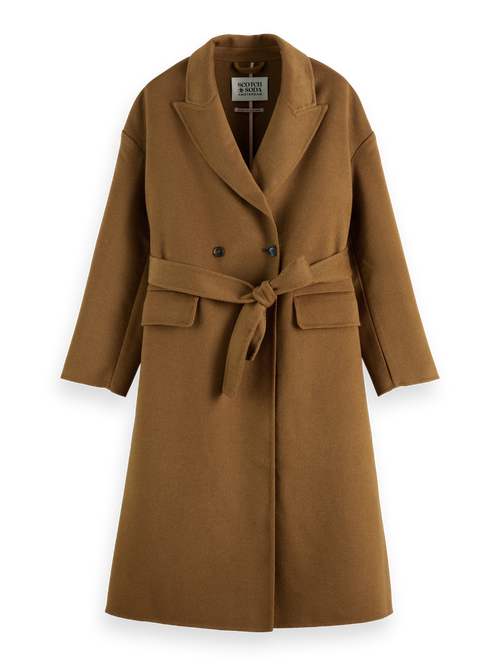 DOUBLE FACE WOOL BLEND COAT