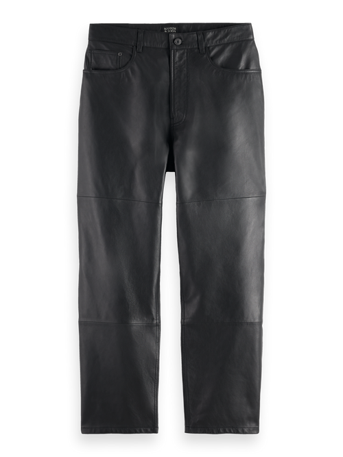 DEAN LEATHER 5-POCKET PANTS