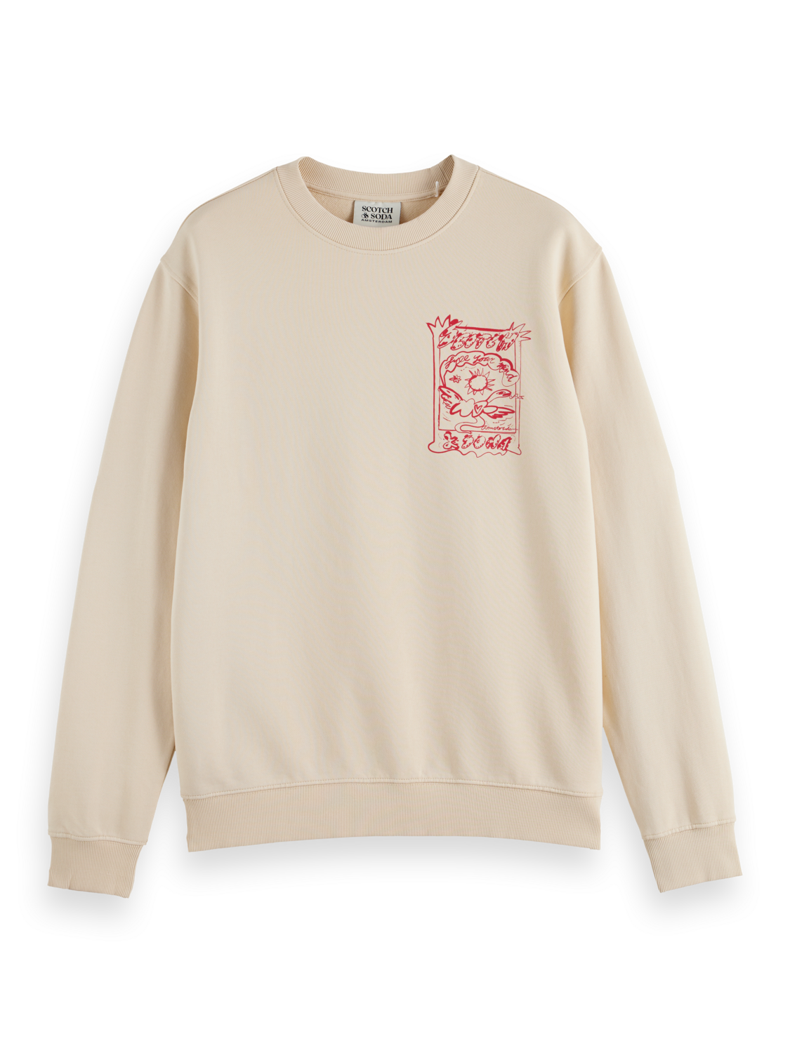 FRONT CHEST ARTWORK SWEATSHIRT