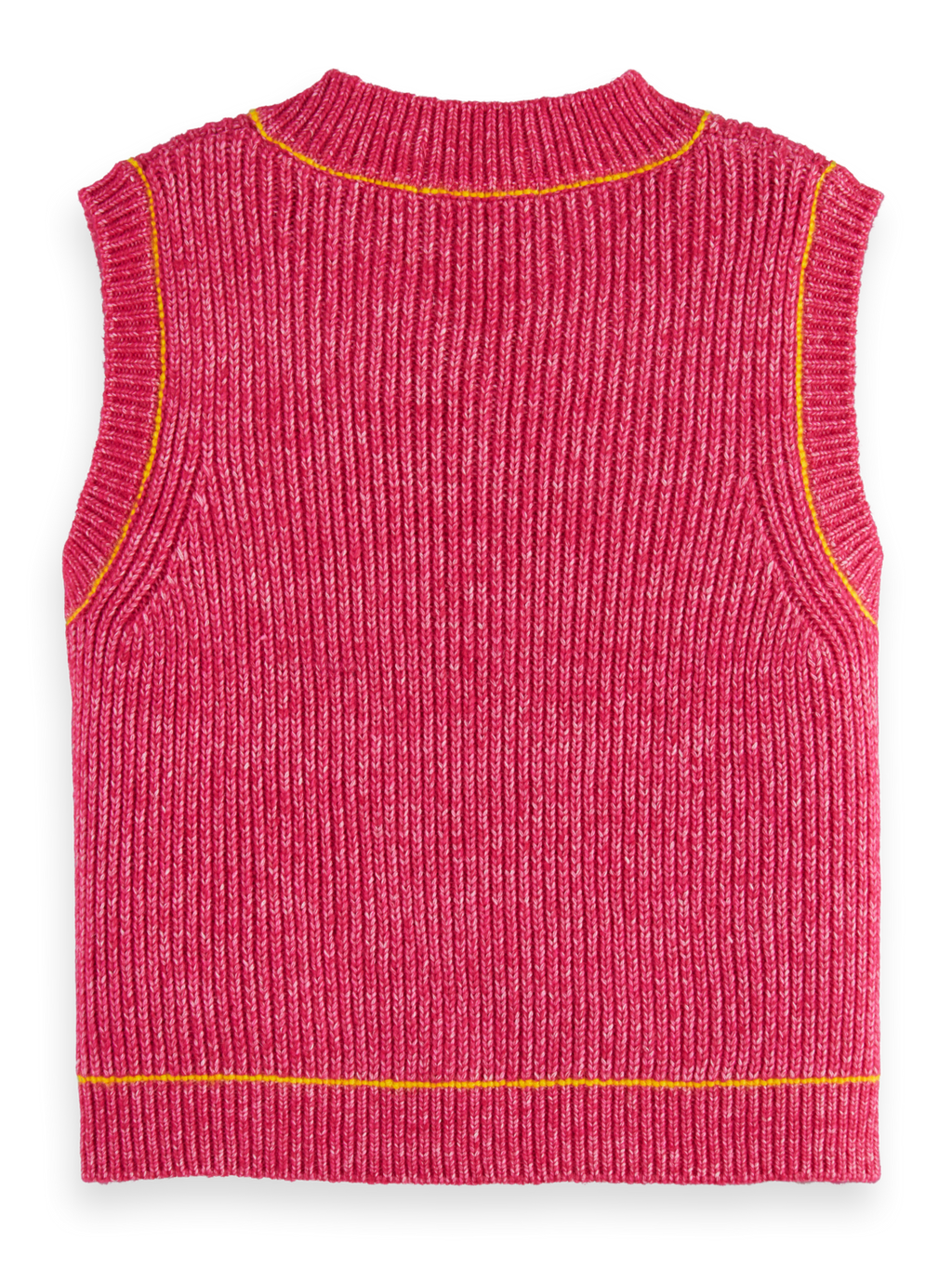 Girls COTTON TRIPLE YARN V-NECK VEST