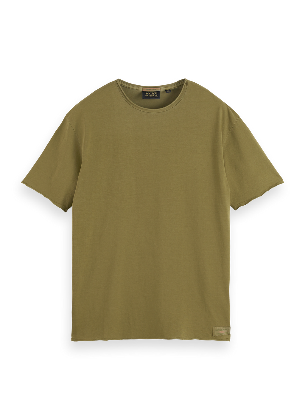 RAW EDGE GARMENT DYE T-SHIRT
