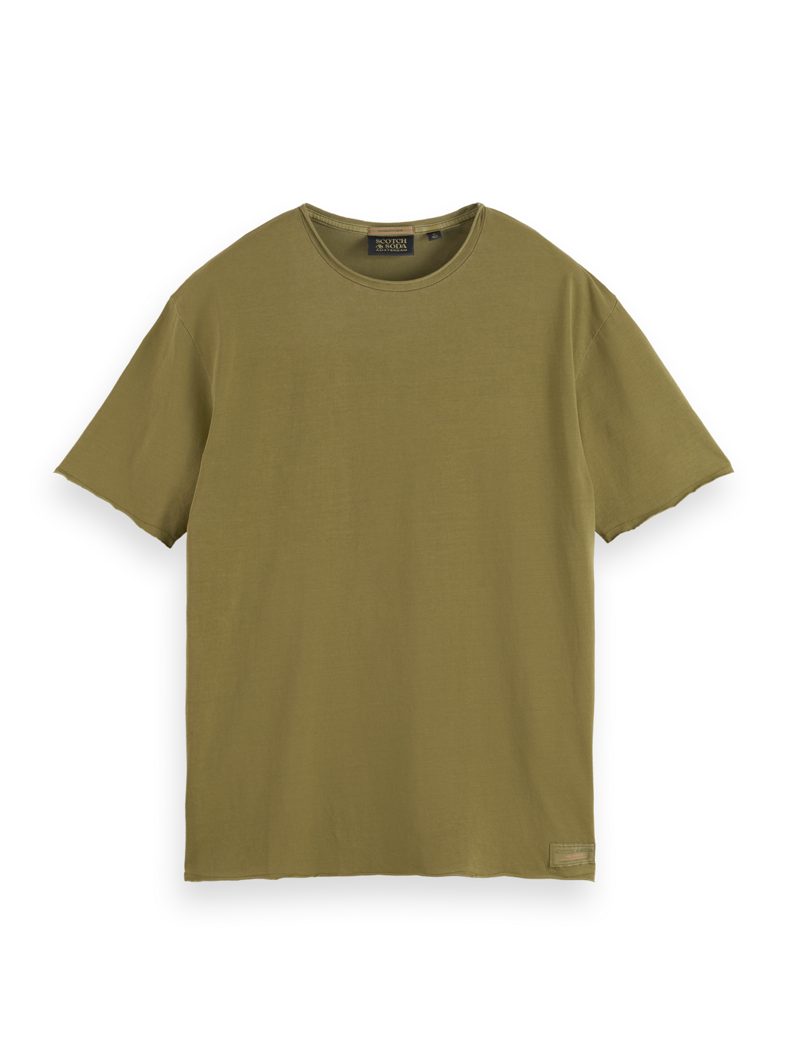 RAW EDGE GARMENT DYE T-SHIRT