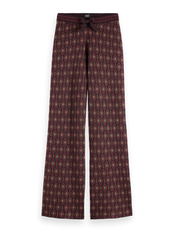 JACQUARD KNITTED TROUSERS