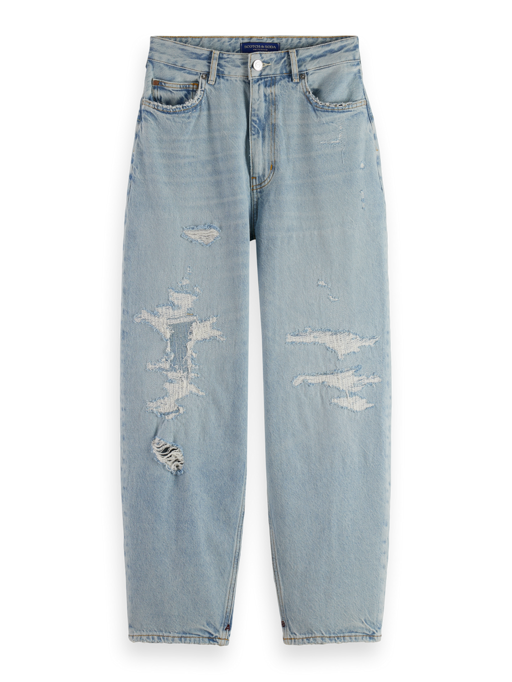 【U LAN】Fred Dirty Balloon Denim Pants DENIM BALLOON PANTS - BLUE - THE GREAT DIVIDE – Frizmworks