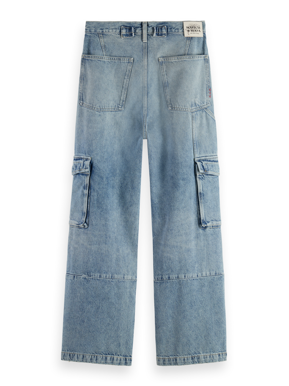 THE DEEP LOW RISE LOOSE CARGO JEANS -ROLLING ROAD