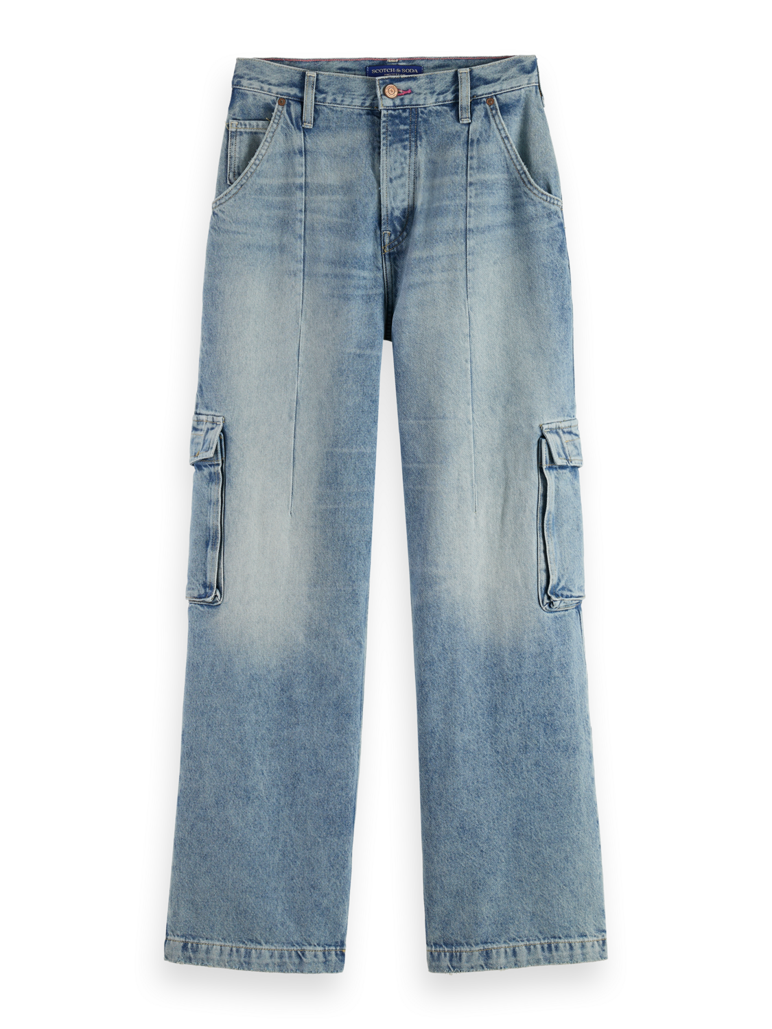 THE DEEP LOW RISE LOOSE CARGO JEANS -ROLLING ROAD