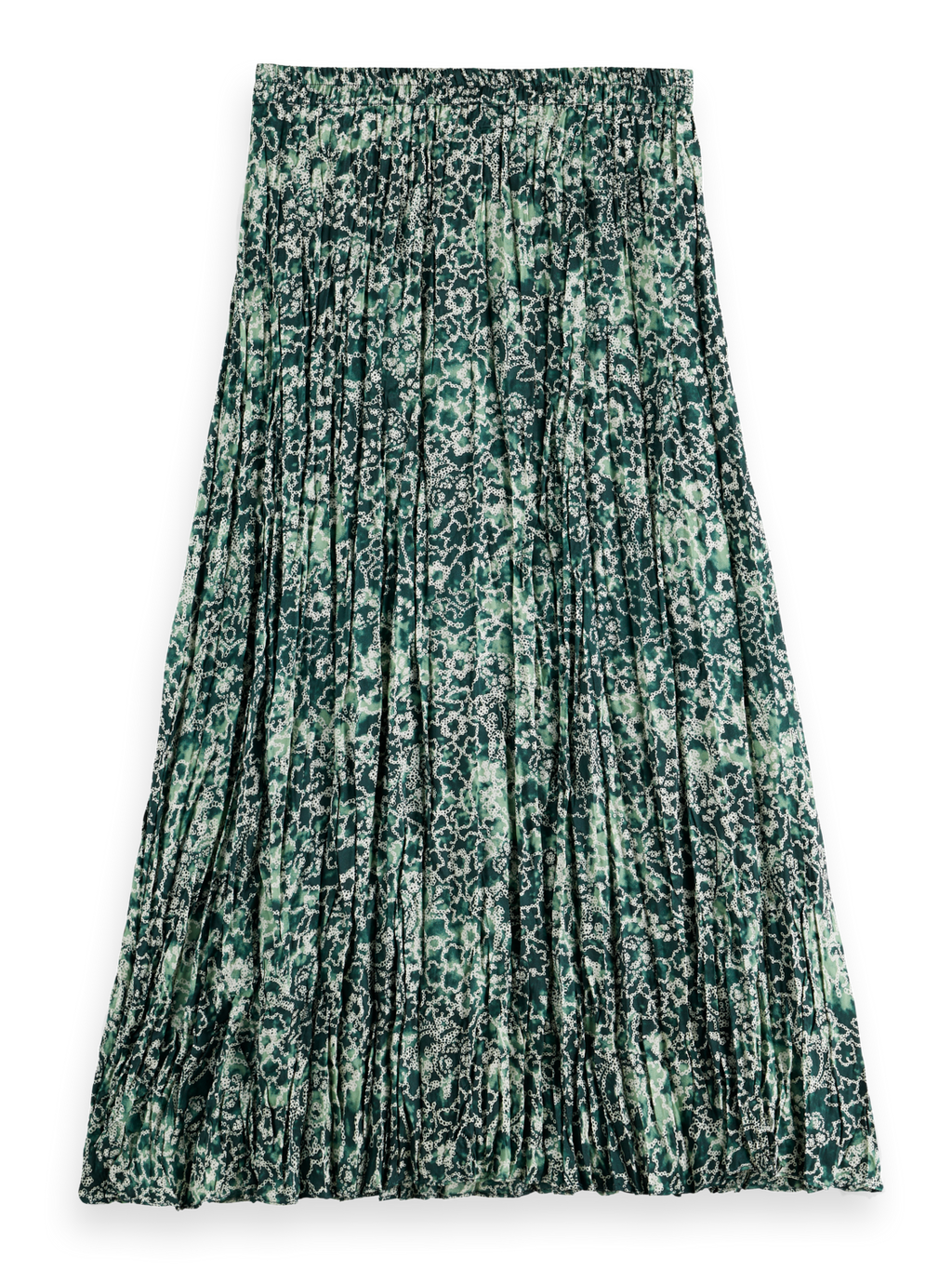PLEATED CRINKLE SKIRT