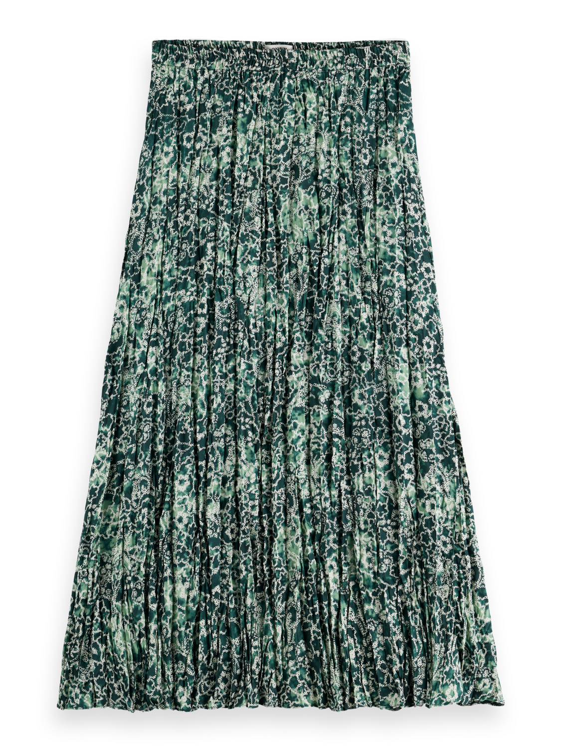 PLEATED CRINKLE SKIRT