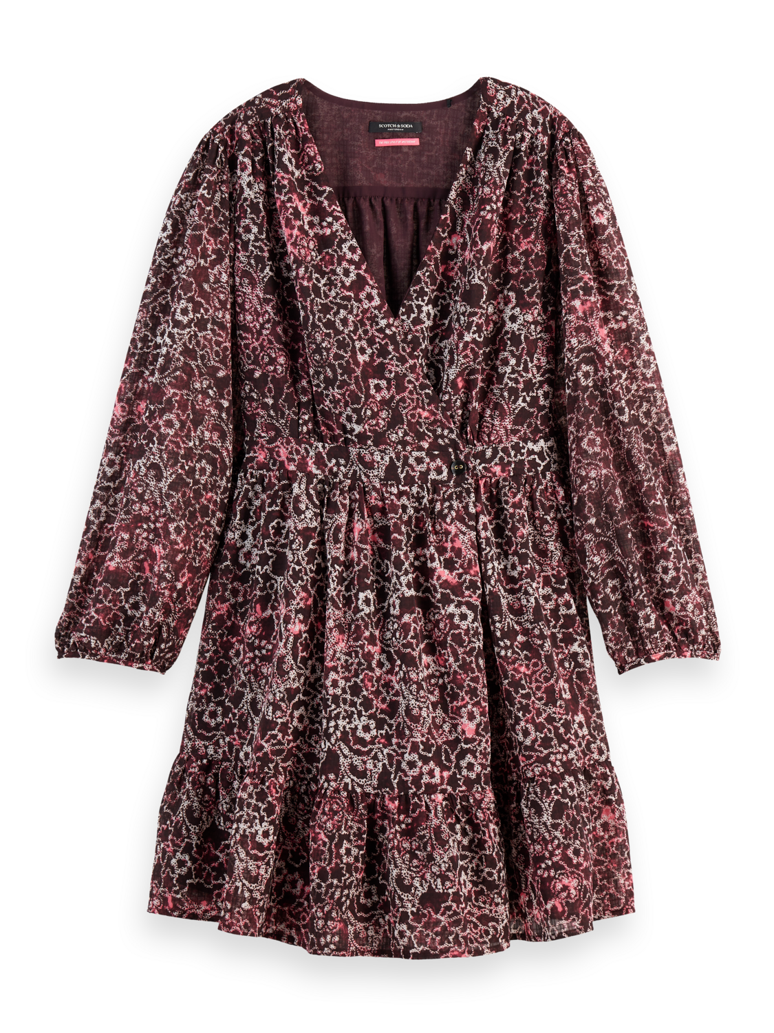 MINI WRAP DRESS