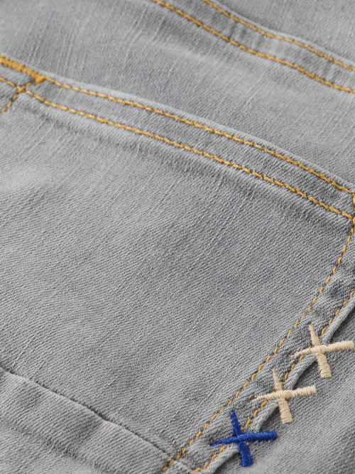 STRUMMER SLIM JEANS - GREY ROOTS