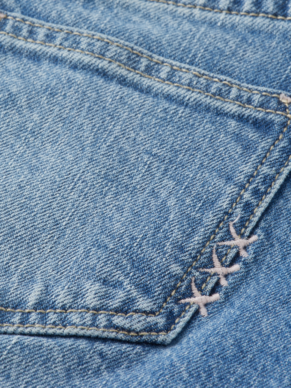Girls DENIM PATCH POCKET SKIRT