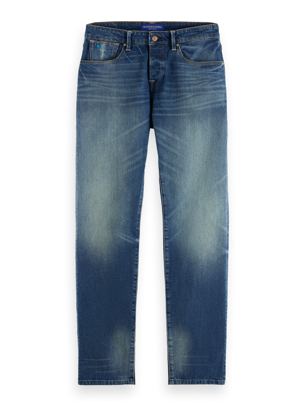 RALSTON REGULAR SLIM JEANS - BLUE STARTER