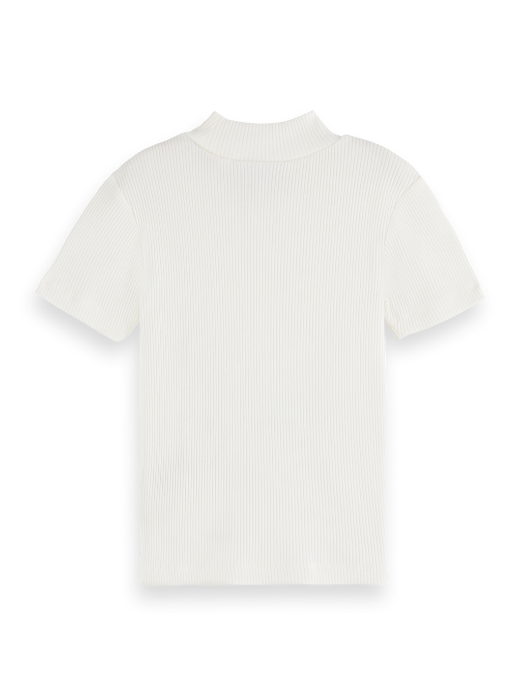 SLIM-FIT MOCK NECK T-SHIRT