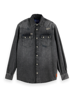 JOE JONAS X SCOTCH SODA WESTERN SHIRT - VINTAGE BLACK