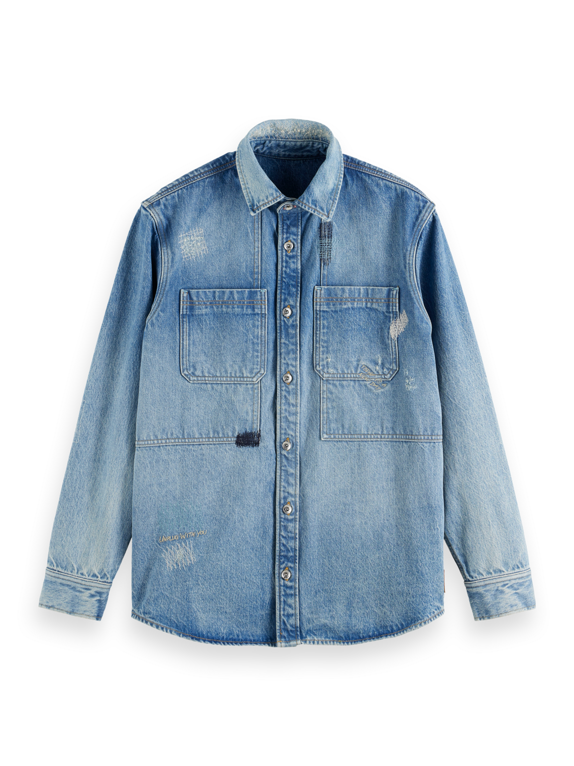 JOE JONAS X SCOTCH SODA REGULAR FIT SHIRT - NOTES FROM JOE