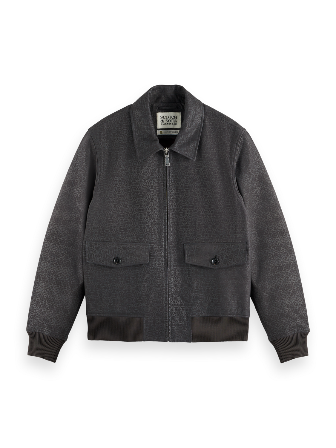 JOE JONAS X SCOTCH SODA SUEDE TUXEDO BLOUSON