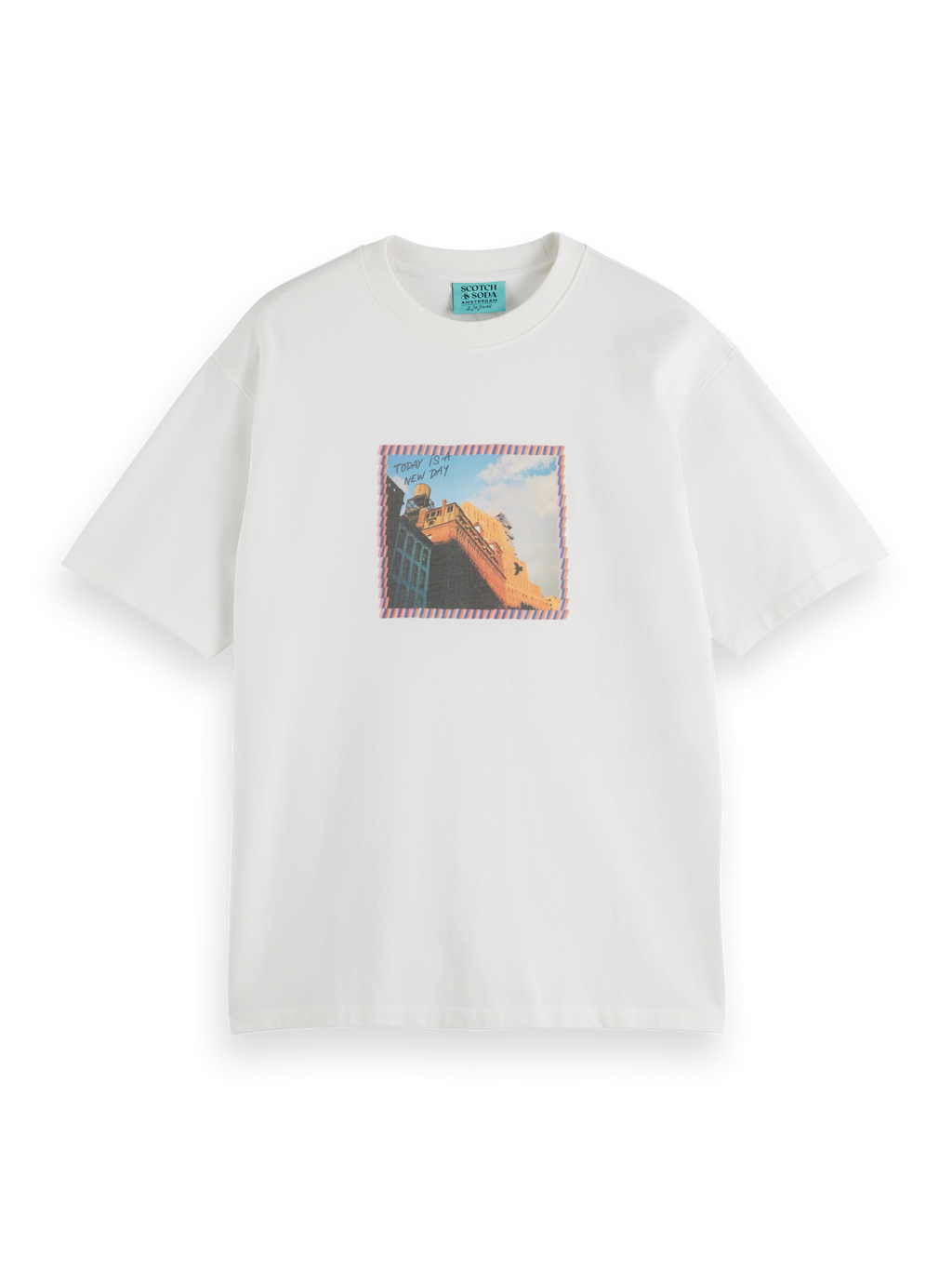 JOE JONAS X SCOTCH  SODA PHOTO PRINT T-SHIRT