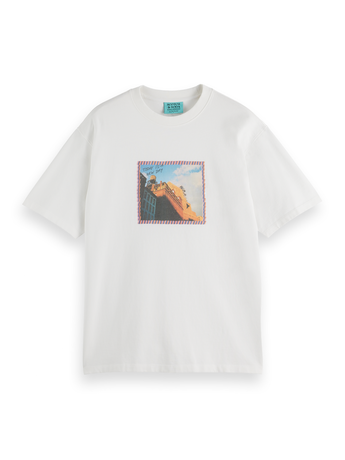 JOE JONAS X SCOTCH  SODA PHOTO PRINT T-SHIRT