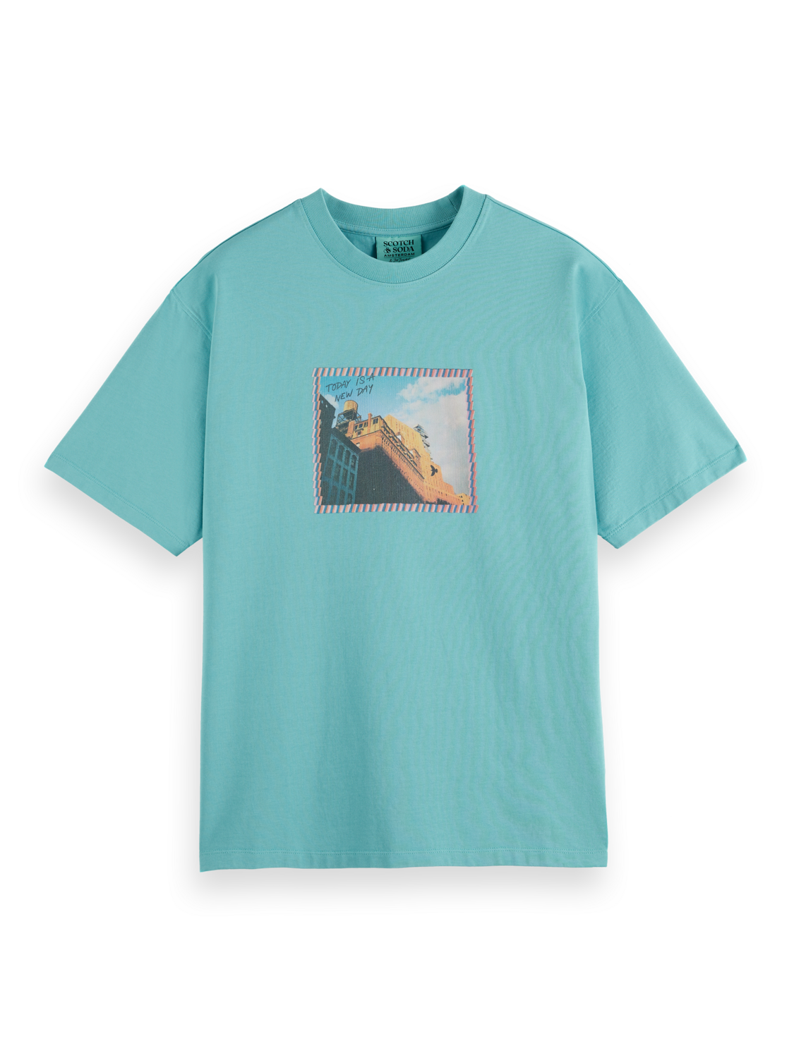JOE JONAS X SCOTCH  SODA PHOTO PRINT T-SHIRT