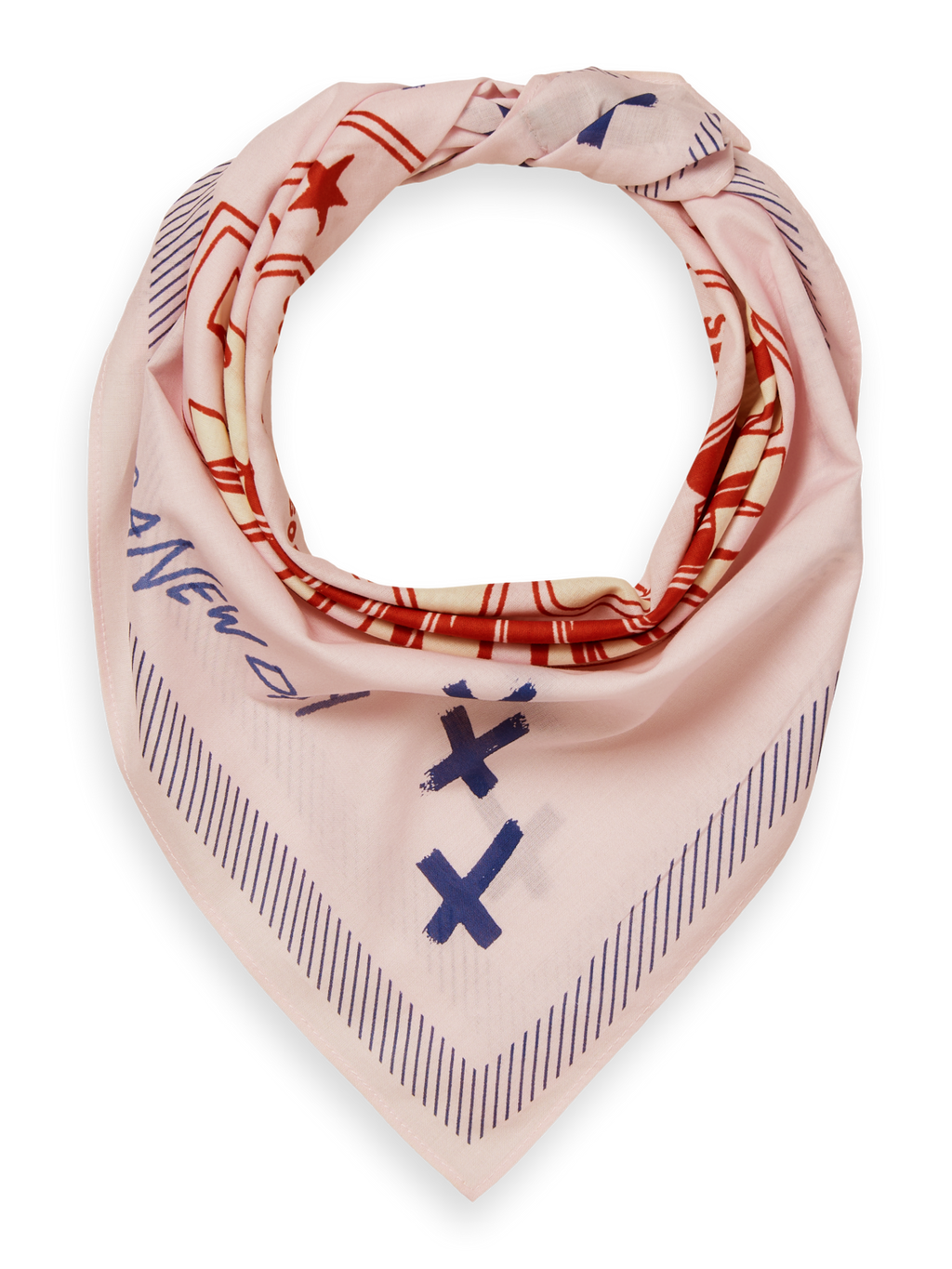 JOE JONAS X SCOTCH SODA PRINTED BANDANA